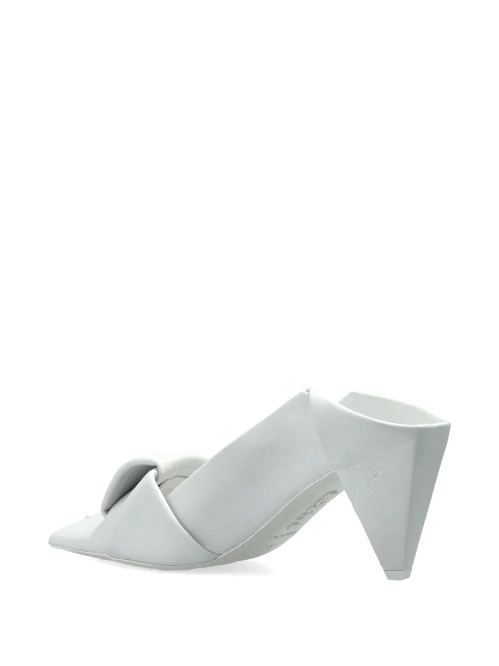 LOEWE 85mm Origami heeled mules Grijs