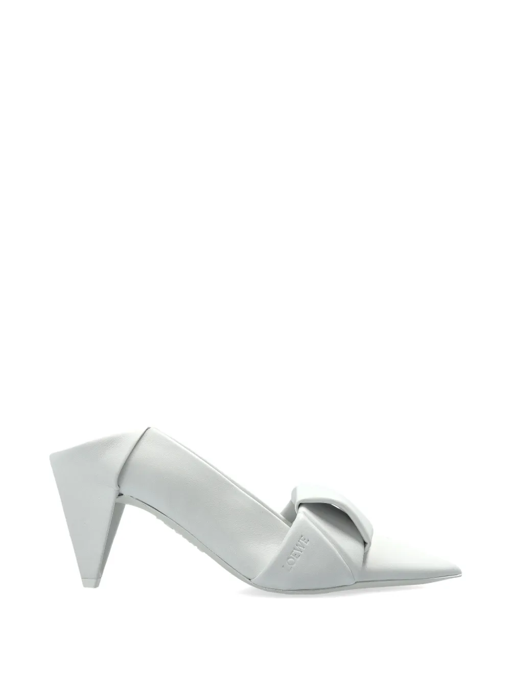 LOEWE 85mm Origami heeled mules Grijs