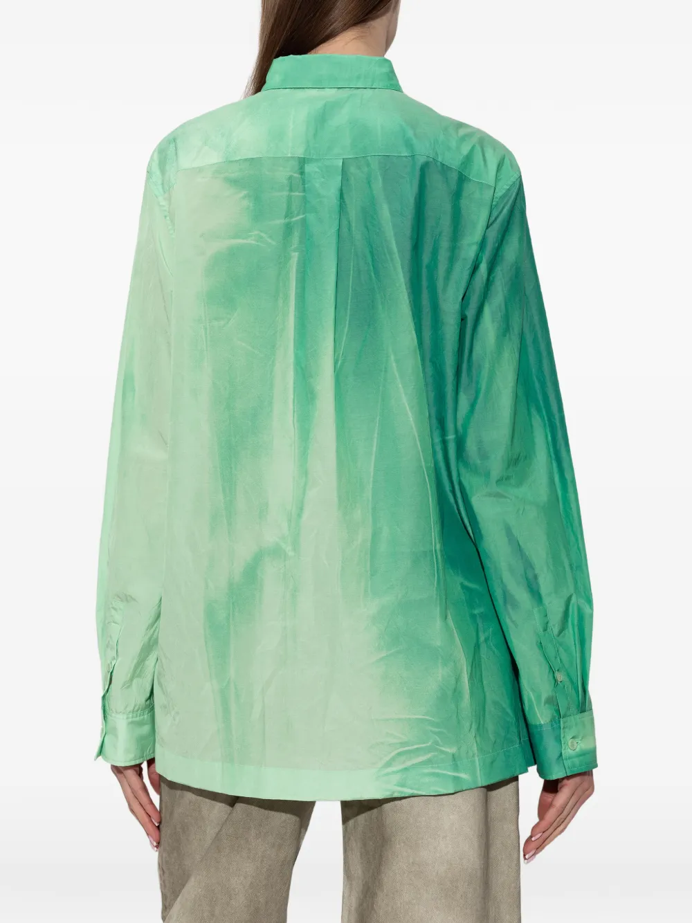 LOEWE Button-down overhemd Groen