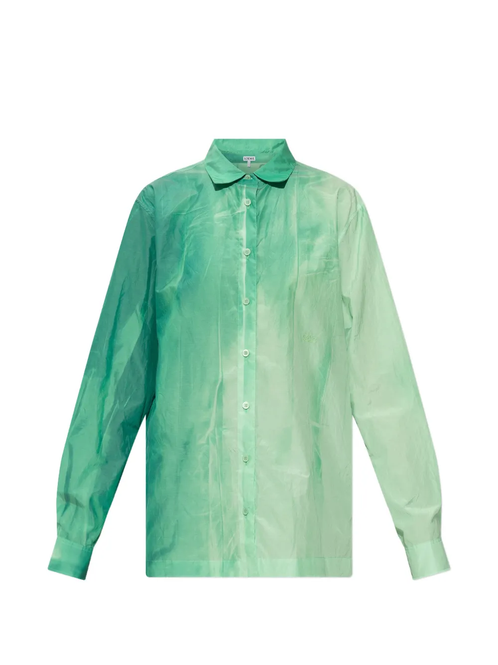 LOEWE button-down cotton shirt - Verde