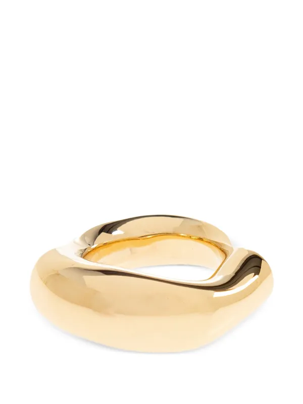 Balenciaga Eisa Chunky Ring in Gold