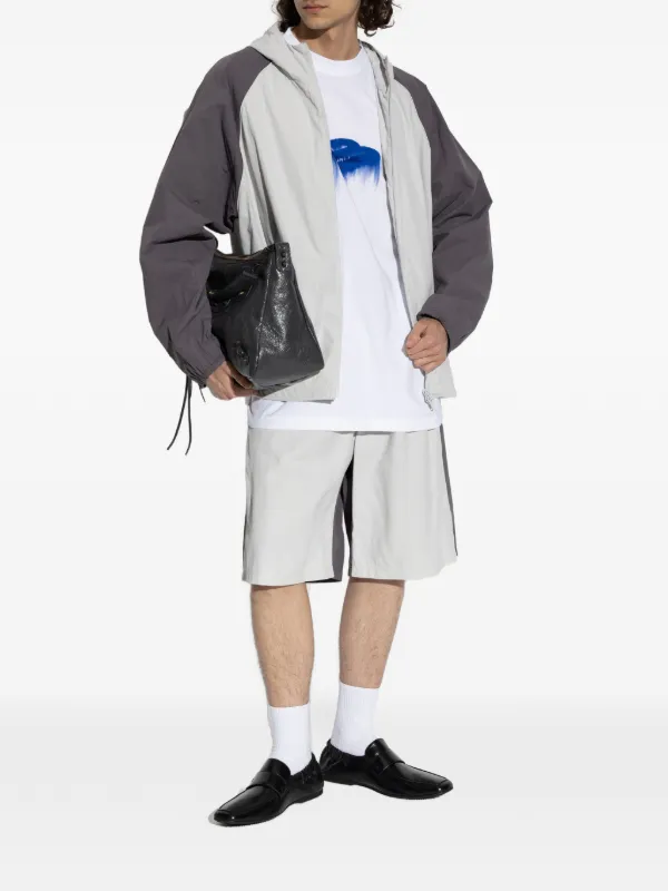 Balenciaga ストライプ トラックショーツ | グレー | FARFETCH JP