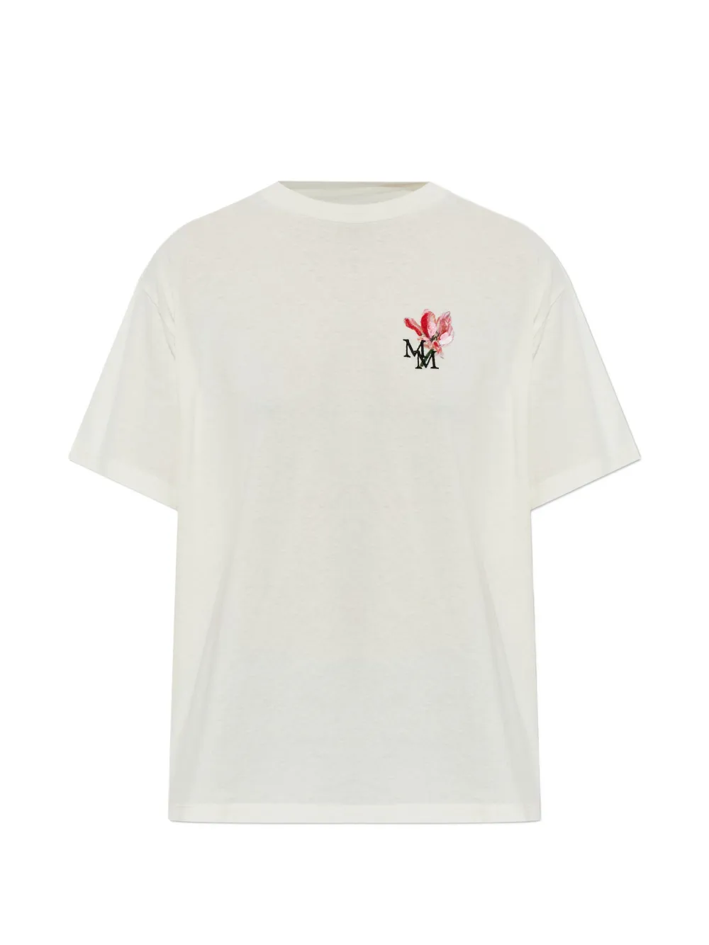 Maison Margiela floral-print T-shirt - Bianco