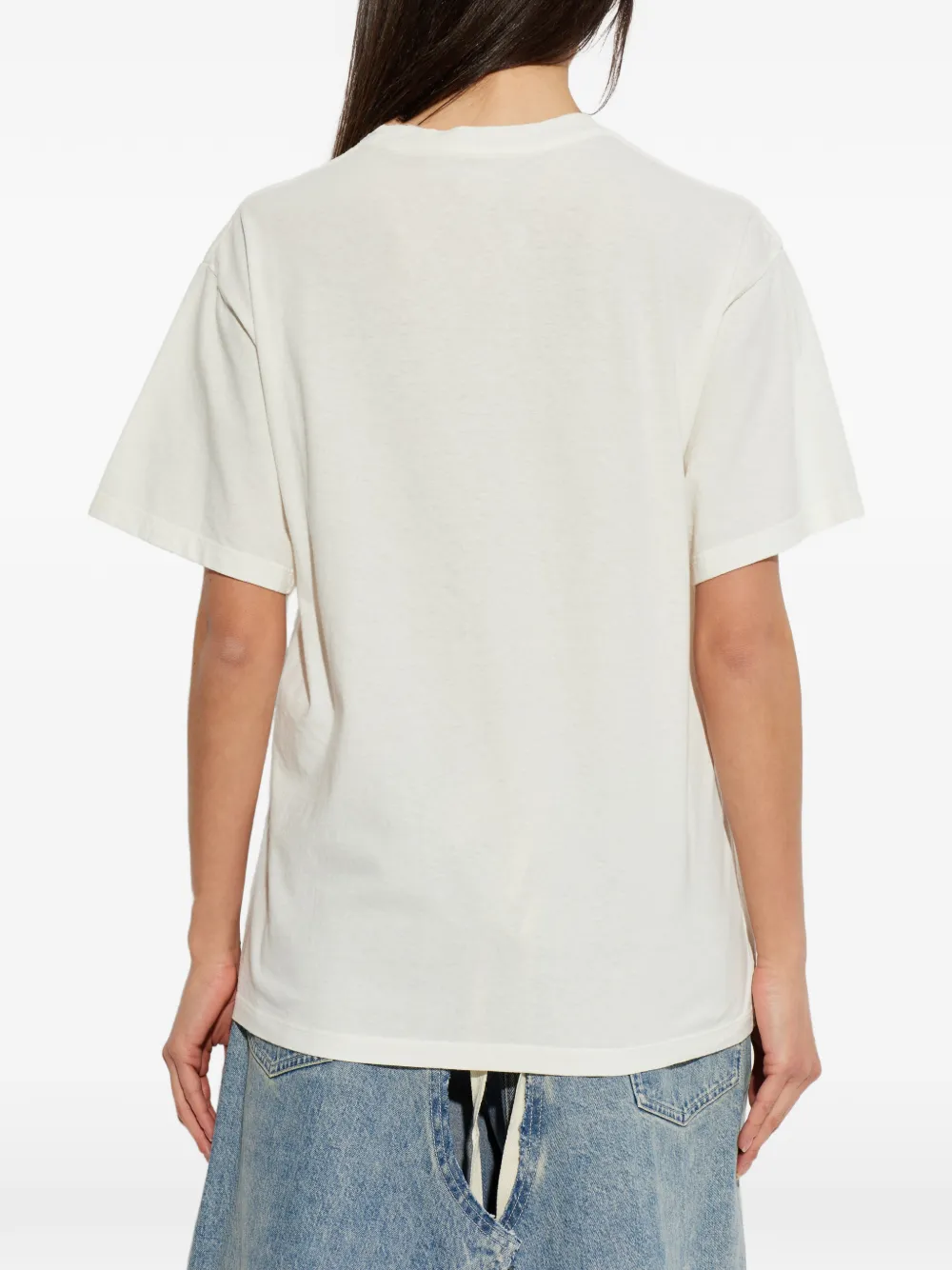 Maison Margiela floral-print T-shirt | White | FARFETCH
