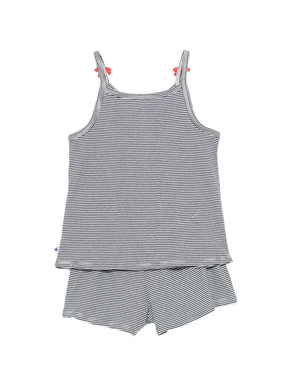 Petit Bateau Gestreepte pyjama Blauw