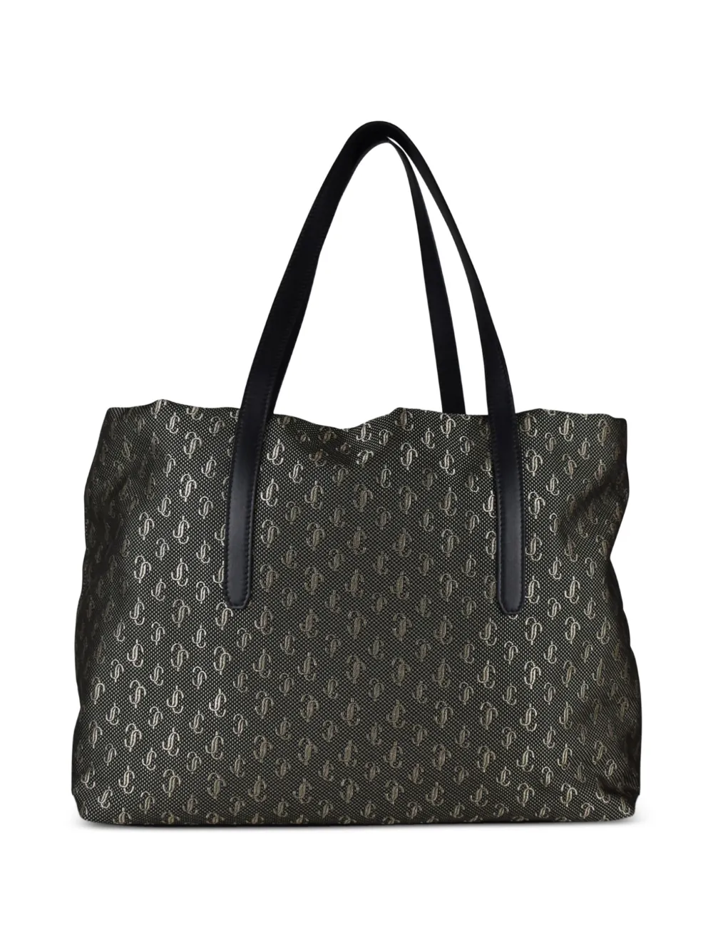Jimmy Choo Schoudertas met monogram Zwart