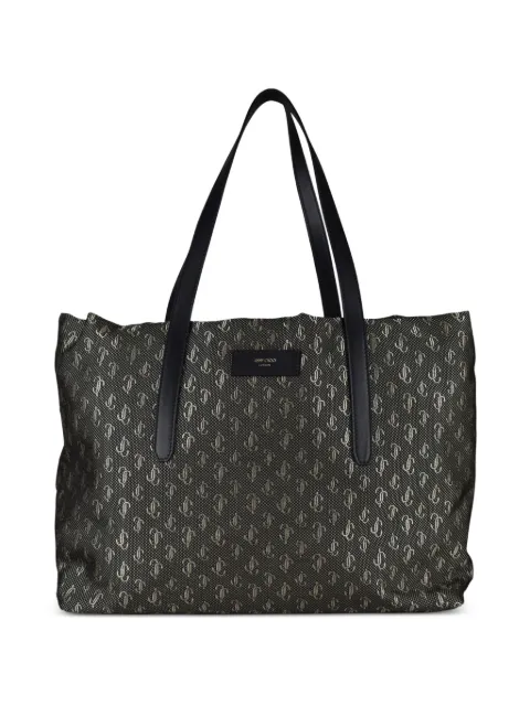 Jimmy Choo logo monogram shoulder bag