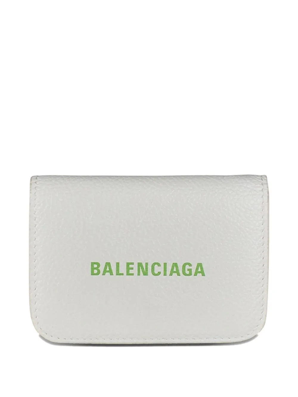 Balenciaga mini logo-print wallet - Bianco