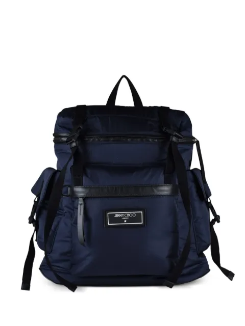 Jimmy Choo Wixon logo-plaque backpack