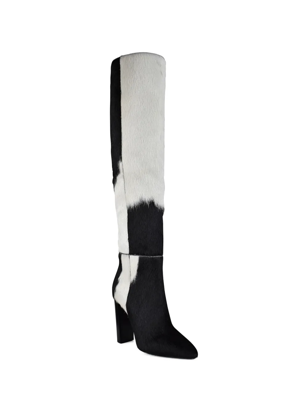 Saint Laurent 76 laarzen met puntige neus Zwart