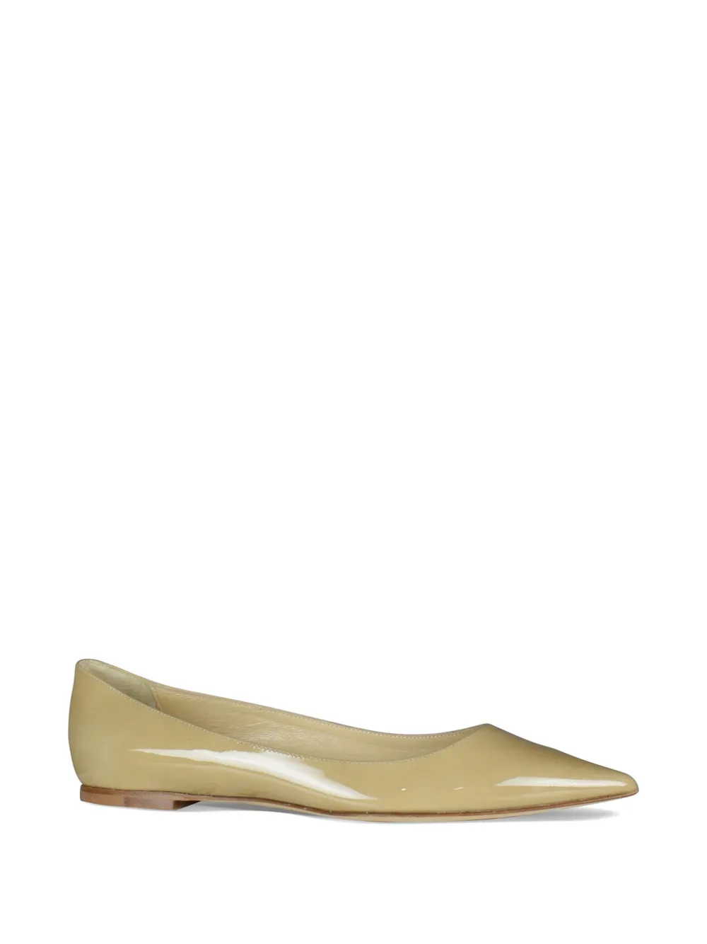 Jimmy Choo Alina pointed-toe ballet flats Beige