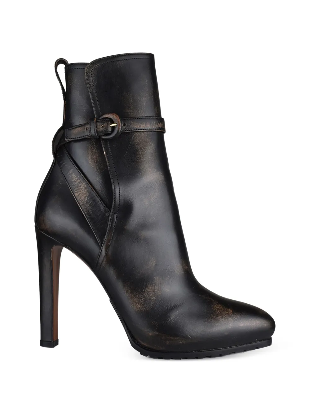 Lauren Ralph Lauren Recelle buckle-strap boots Bruin