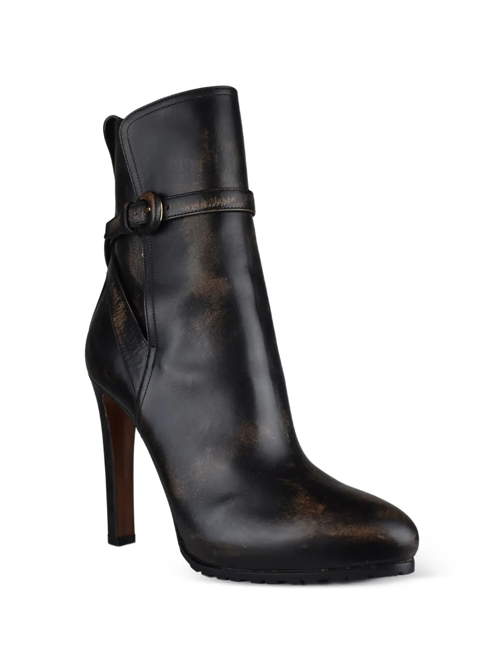 Lauren Ralph Lauren Recelle buckle-strap boots Bruin