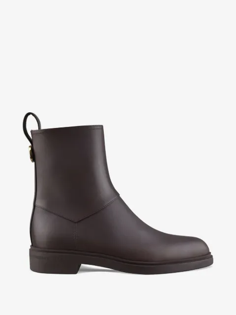 Loro Piana Kilda engraved-detail leather boots