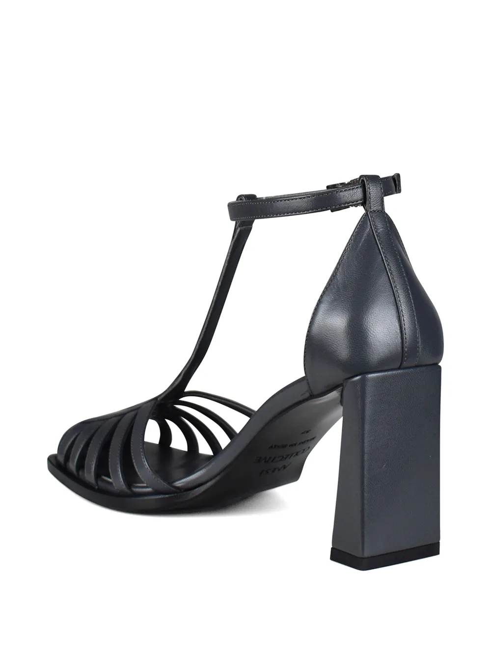 Anest Collective Spider leren sandalen met enkelbandje Grijs
