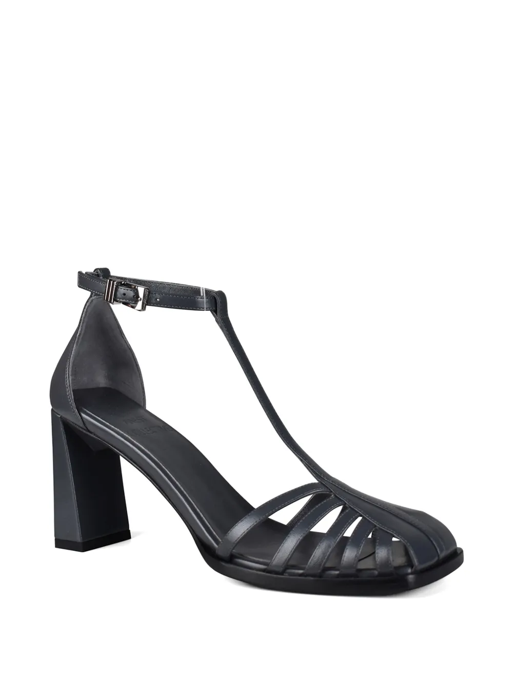 Anest Collective Spider leren sandalen met enkelbandje Grijs