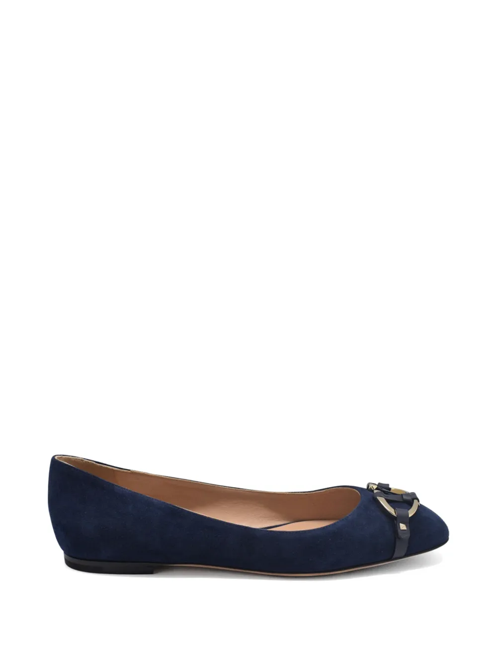 Valentino Garavani Ballerine con logo - Blu