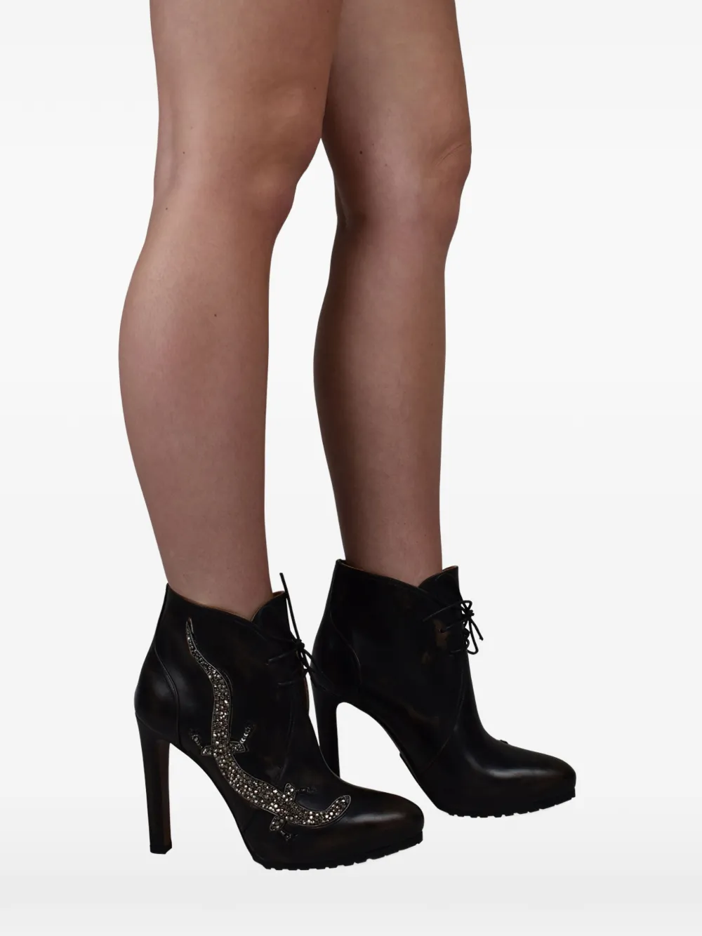 Lauren Ralph Lauren Reanna laarzen met pailletten Bruin