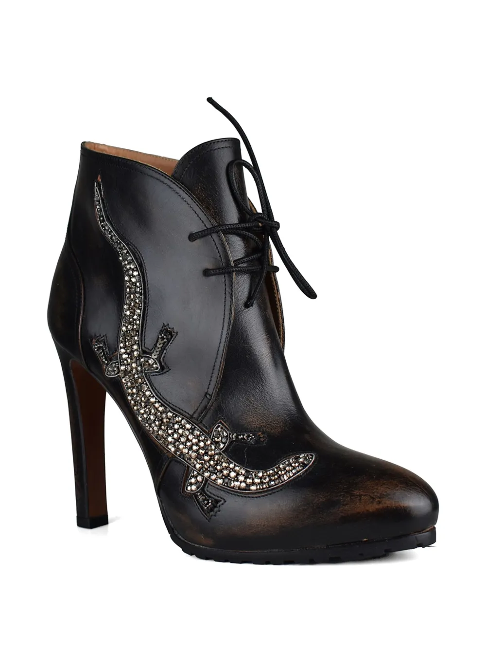 Lauren Ralph Lauren Reanna laarzen met pailletten Bruin