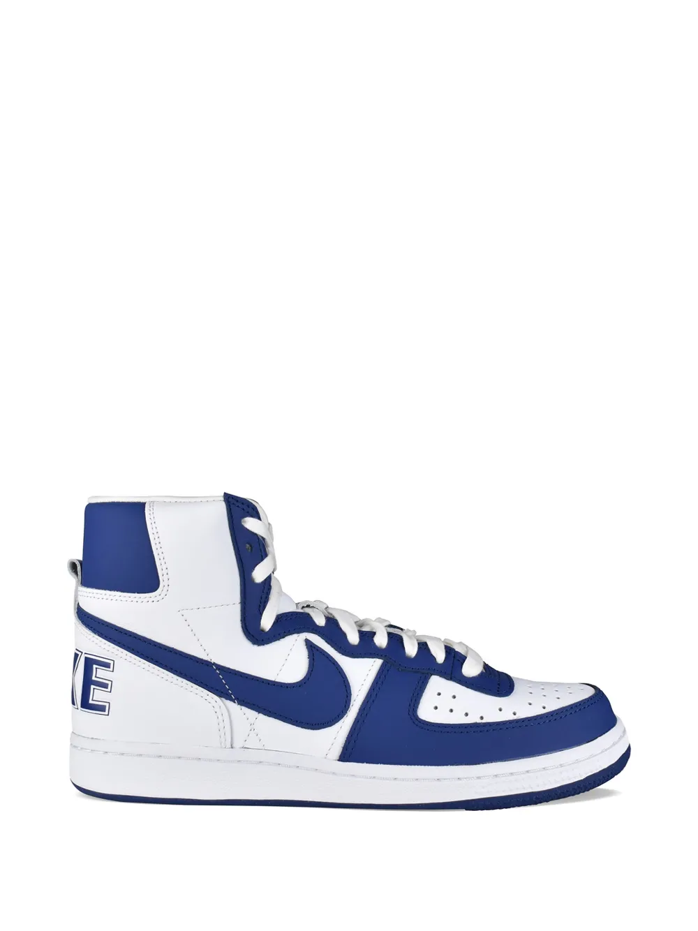 Comme des Garçons Homme x Nike Sneakers alte con logo Swoosh - Bianco