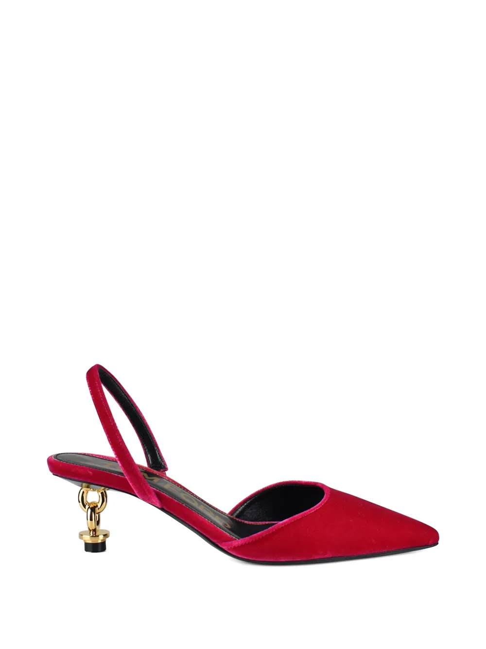 TOM FORD chain velvet pumps - Pink