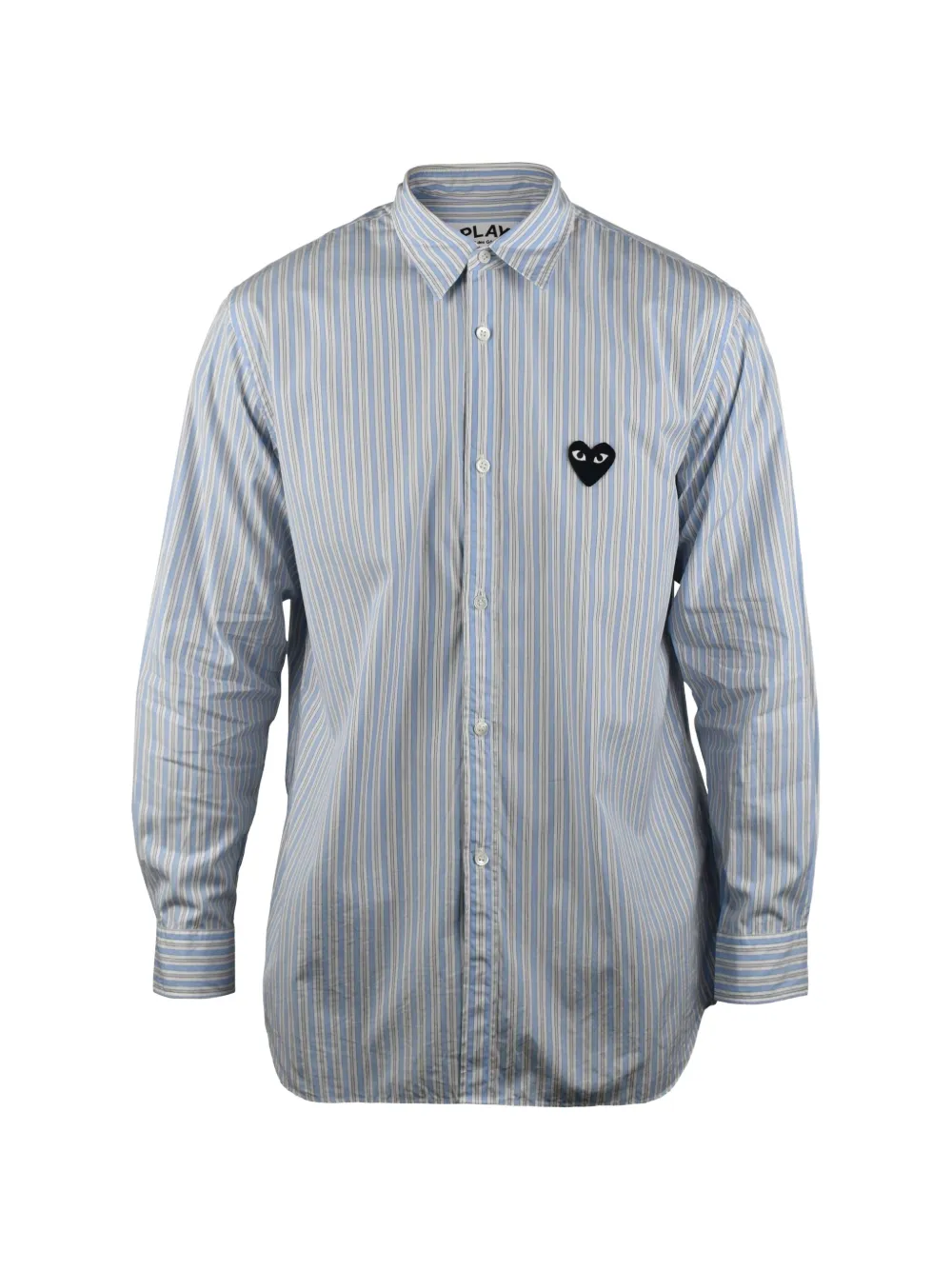 Comme des Garçons Homme Camicia con ricamo - Blu