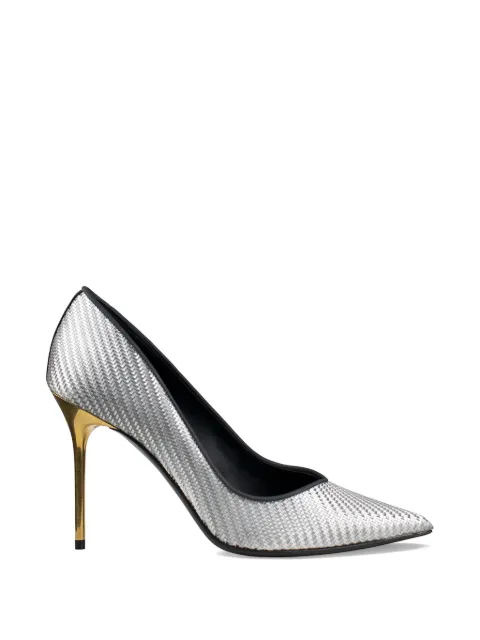 Balmain Pumps im Metallic-Look