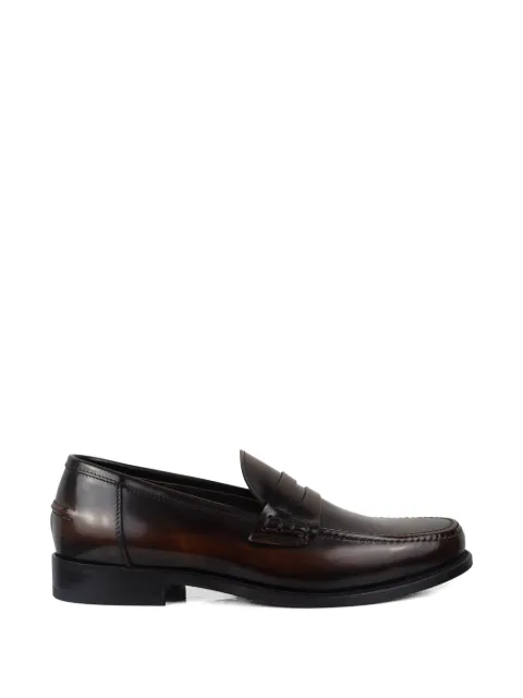 Alberto Fasciani leather slip-on loafers