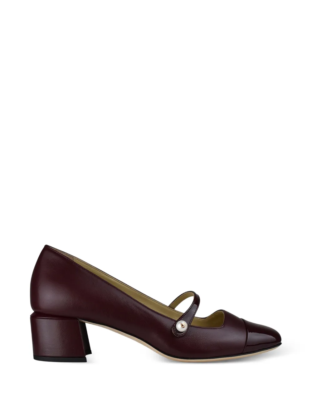 Jimmy Choo Elisa Pumps mit Perlenriemen - Rot