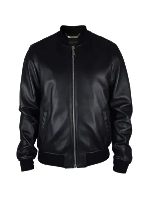 Philipp Plein レザー ライダースジャケット | ブラック | FARFETCH JP