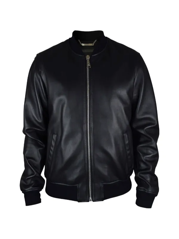PLEIN レザージャケット サイズ1 Philipp Plein レザージャケット | ブラック | FARFETCH JP