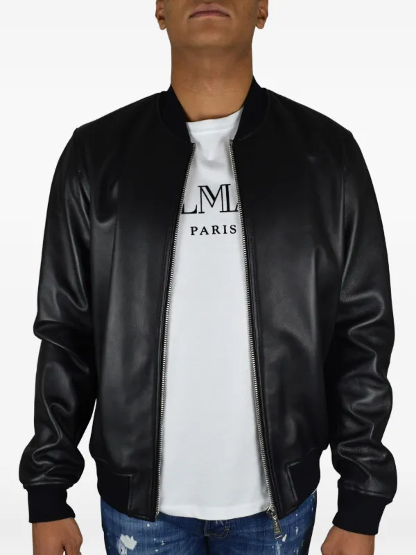 Philipp Plein レザージャケット | ブラック | FARFETCH JP