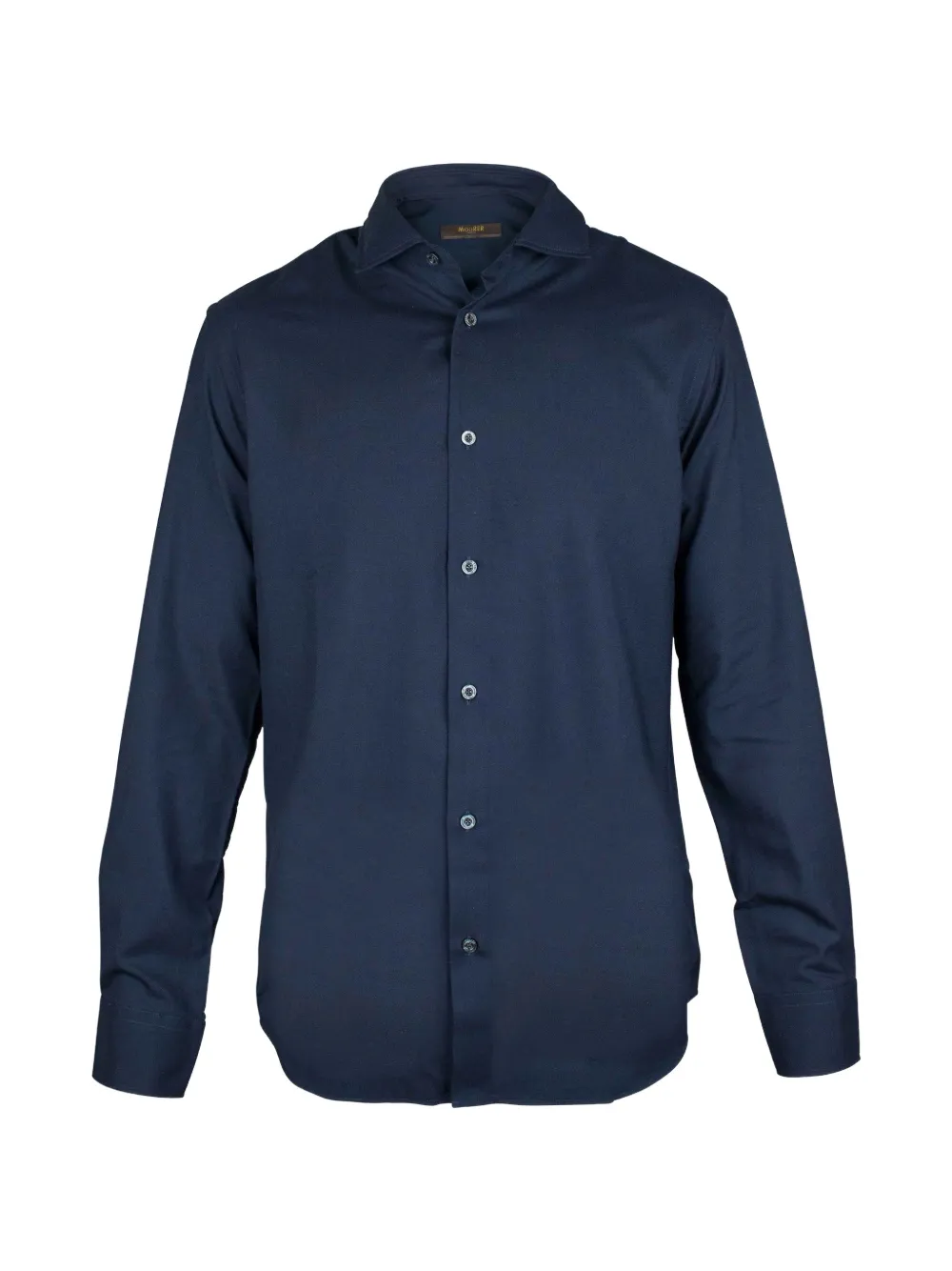 Moorer buttoned long-sleeved shirt - Blue