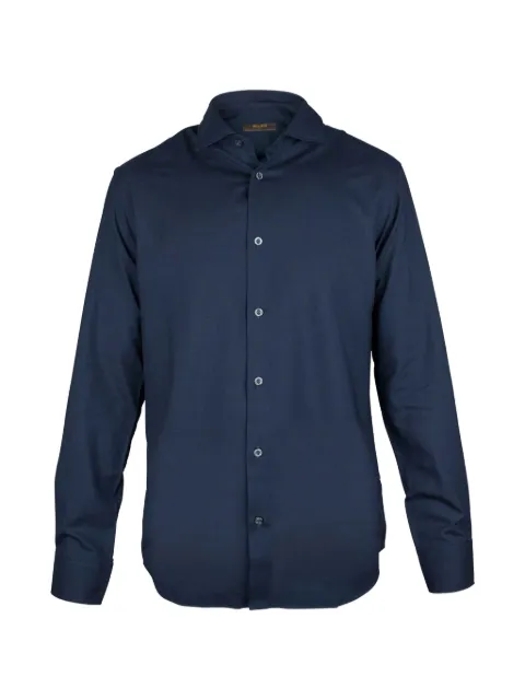 Moorer buttoned long-sleeved shirt