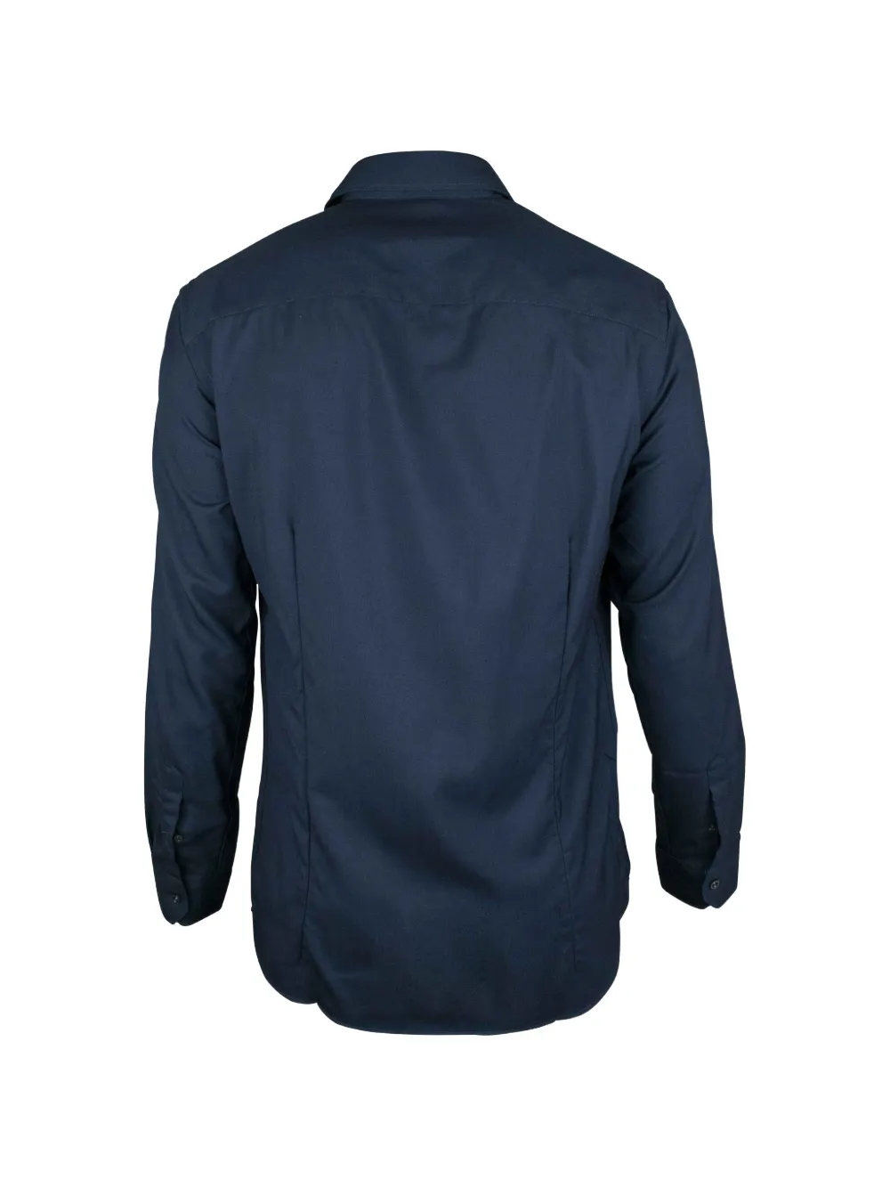 Moorer Overhemd met knopen Blauw
