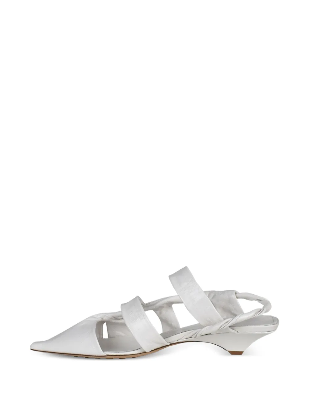 Francesco Russo Pumps met puntige neus Wit