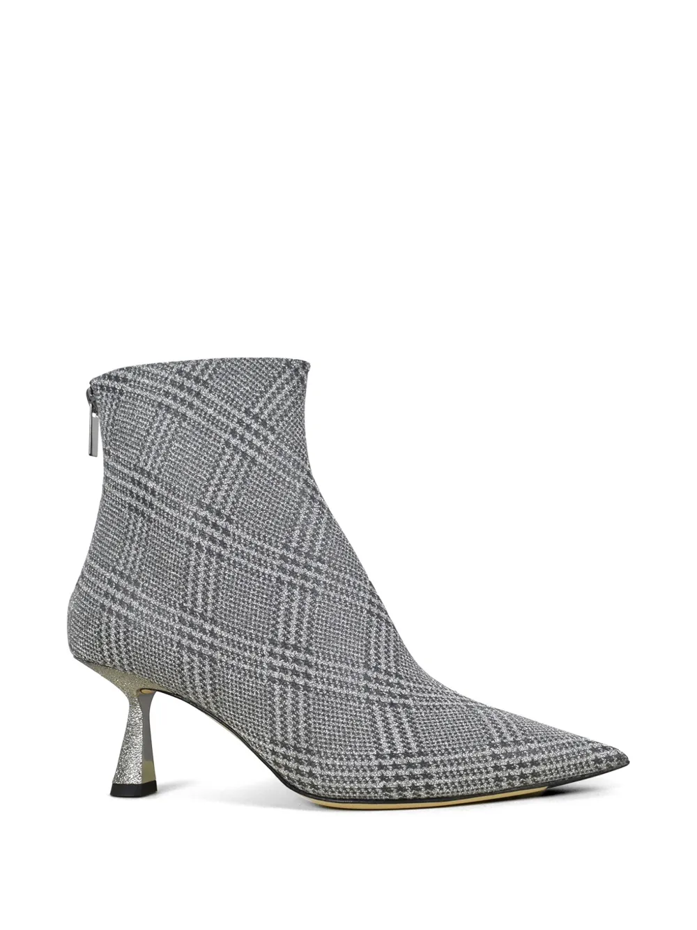 Jimmy Choo Kix geruite laarzen met glitter Grijs