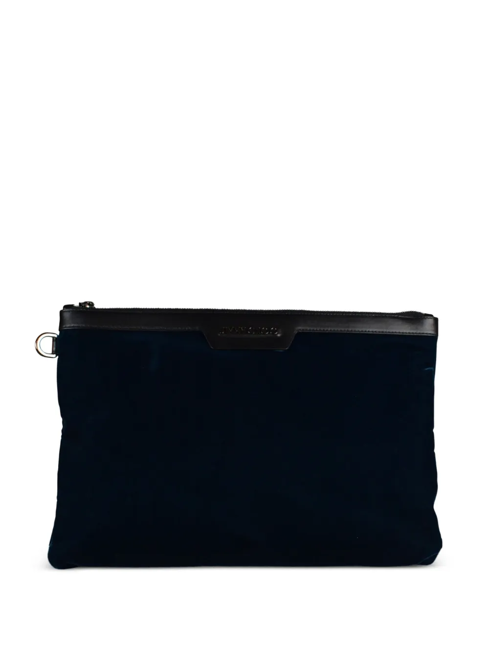 Jimmy Choo Clutch con anello - Blu