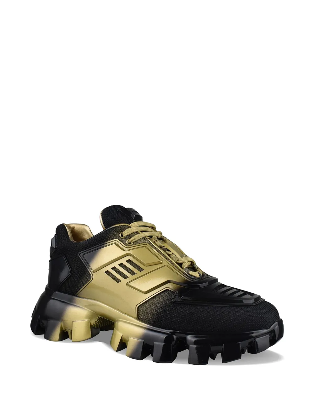 Prada Cloudbust Thunder rubberen sneakers met logo Zwart