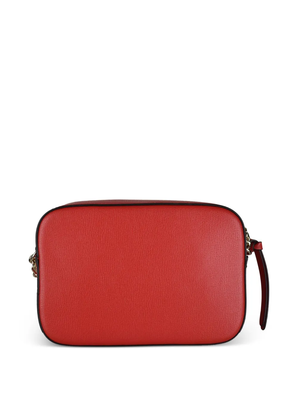 Jimmy Choo Leren schoudertas met ketting Rood