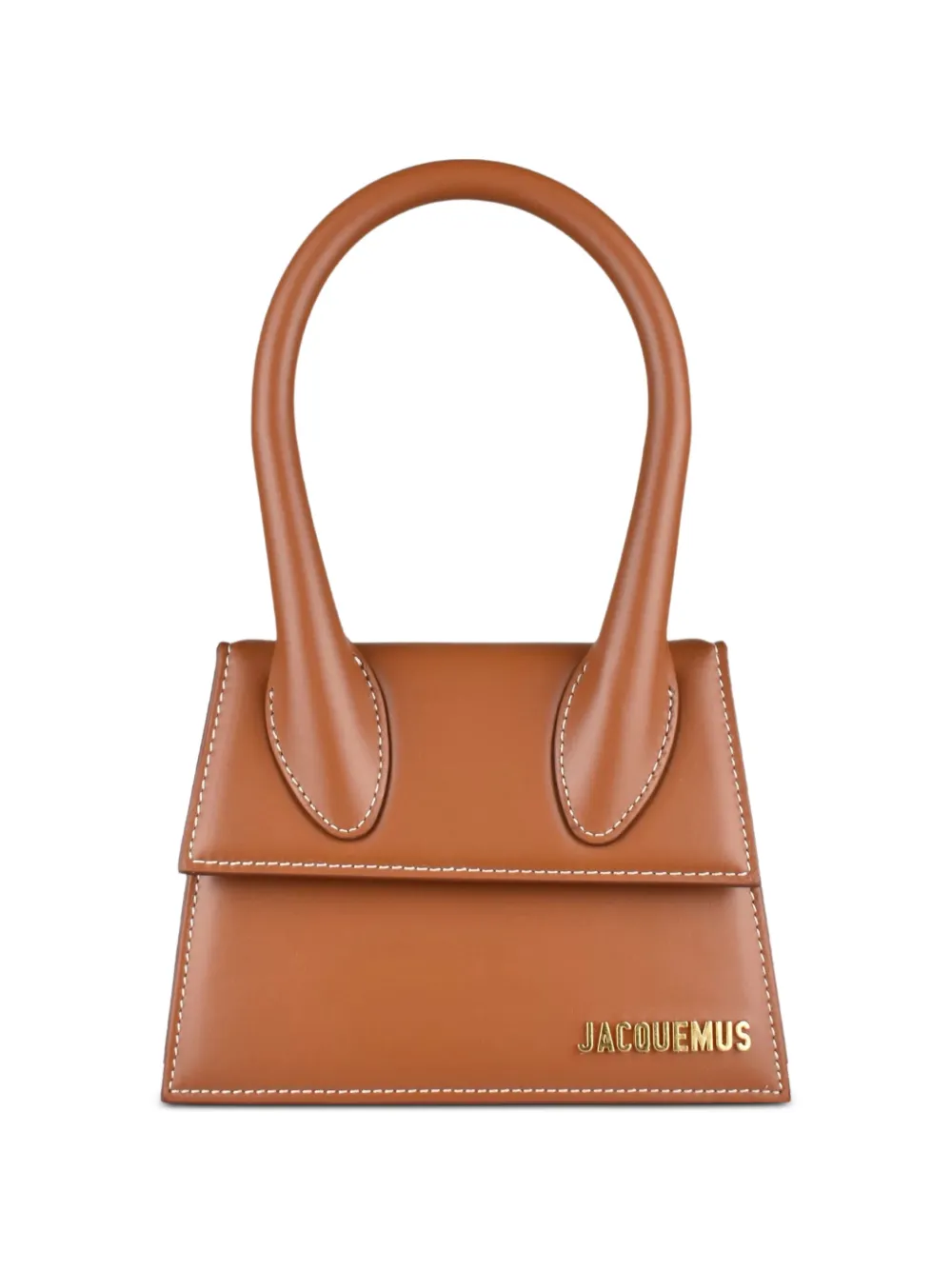 Jacquemus Borsa tote Le Chiquito Moyen con logo - Marrone