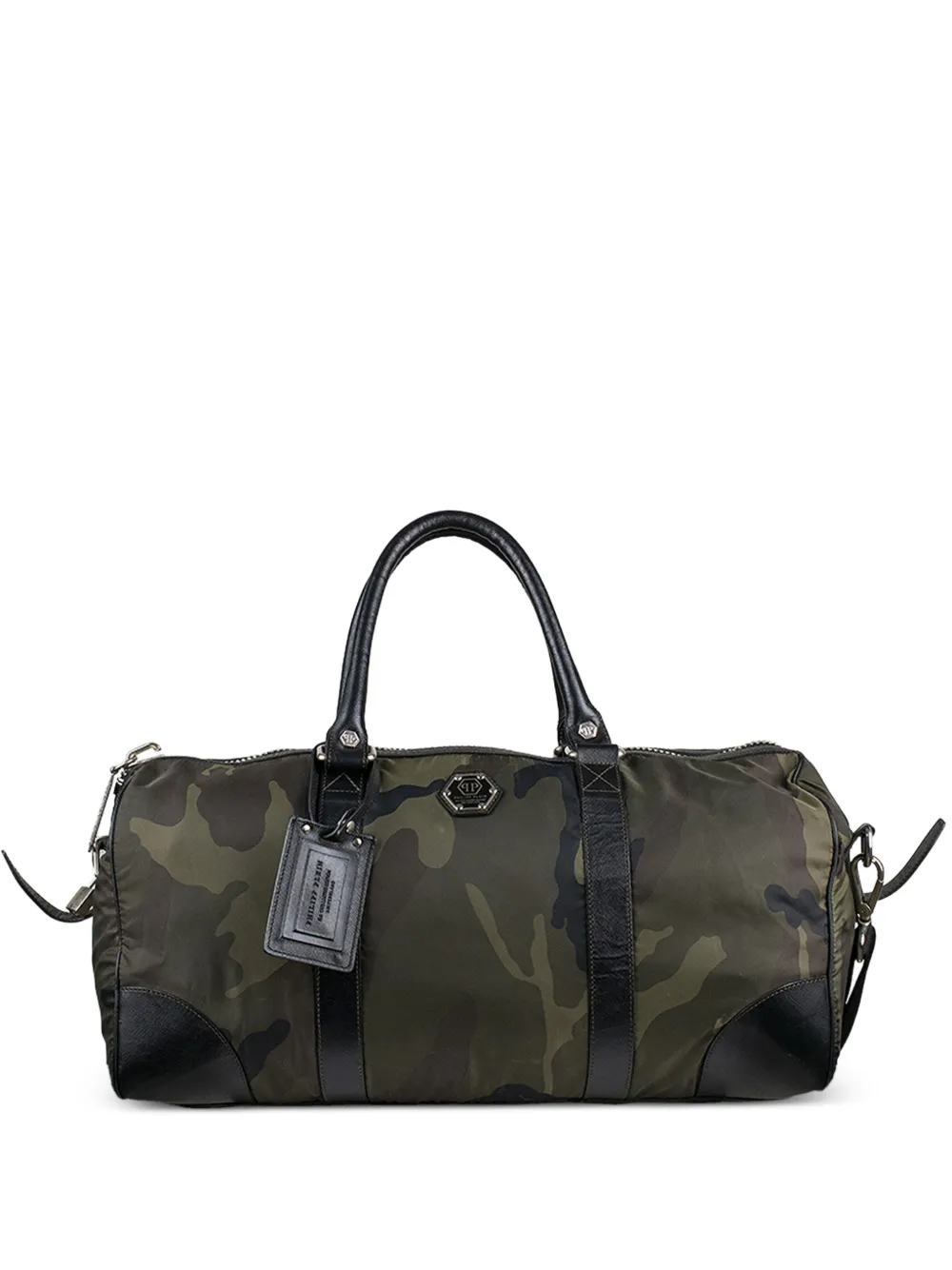 Philipp Plein Borsone con logo - Verde