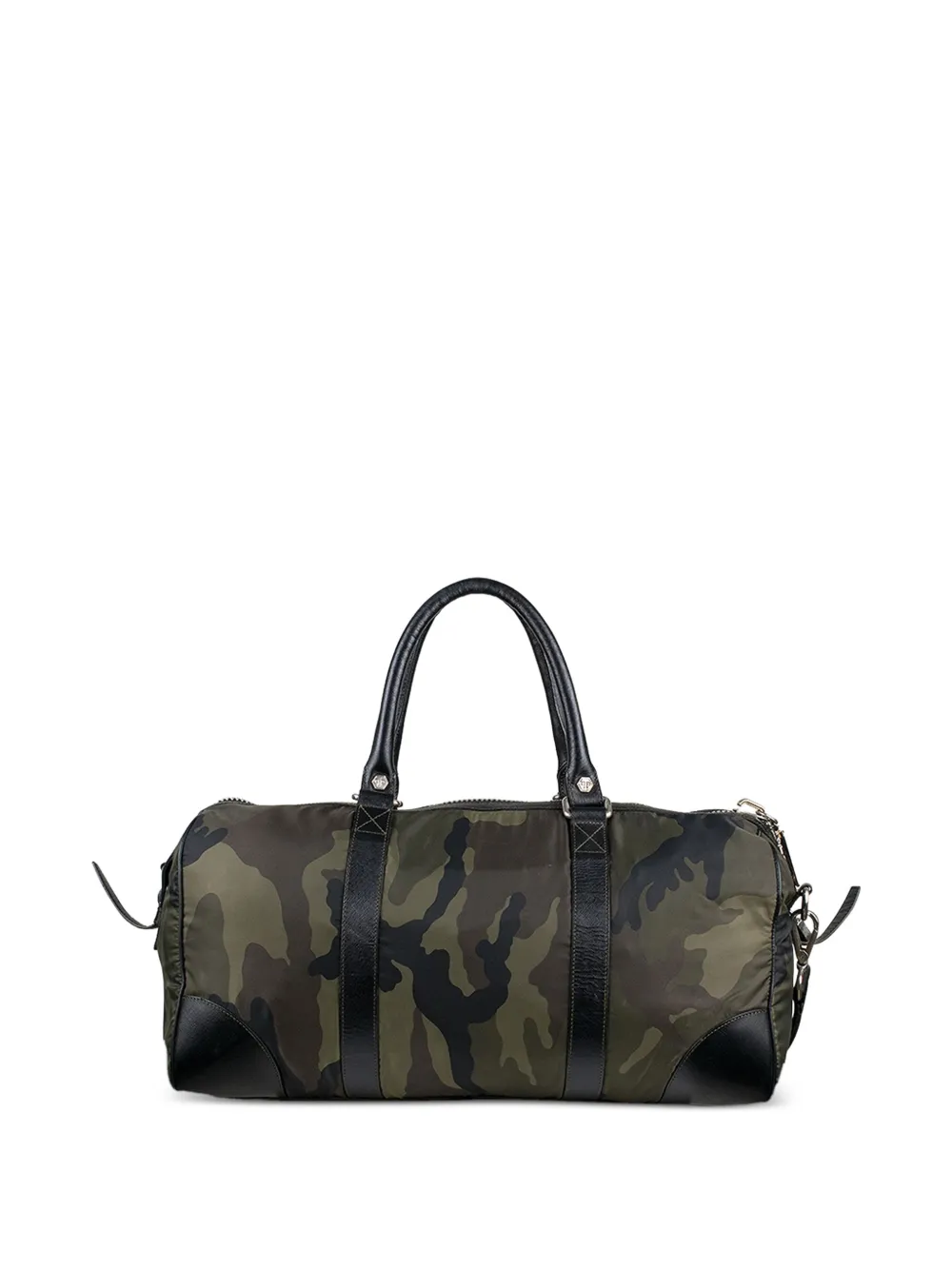 Philipp Plein Military reistas met logo Groen