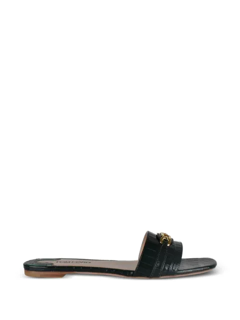 TOM FORD Whitney crocodile-effect sandals