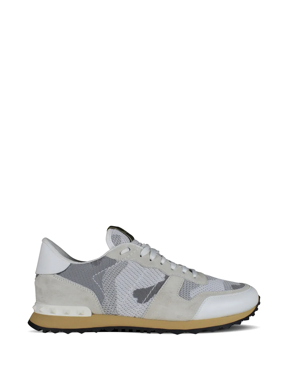 Valentino Garavani Rockrunner camouflage sneakers - Weiß