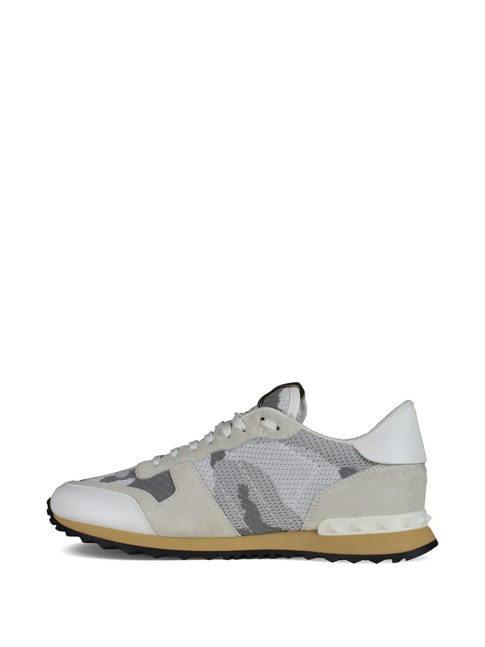 Valentino Garavani Rockrunner camouflage sneakers Wit