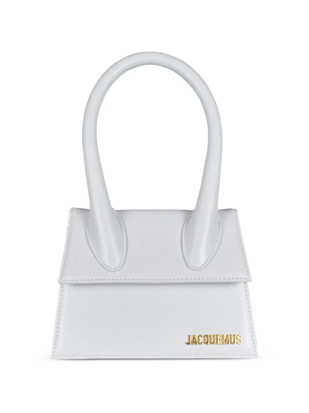 Jacquemus Borsa con placca logo - Bianco