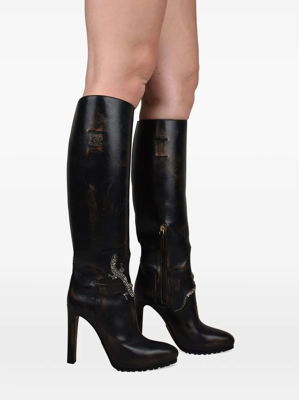 Lauren Ralph Lauren Remmy sequin-embellished boots Bruin