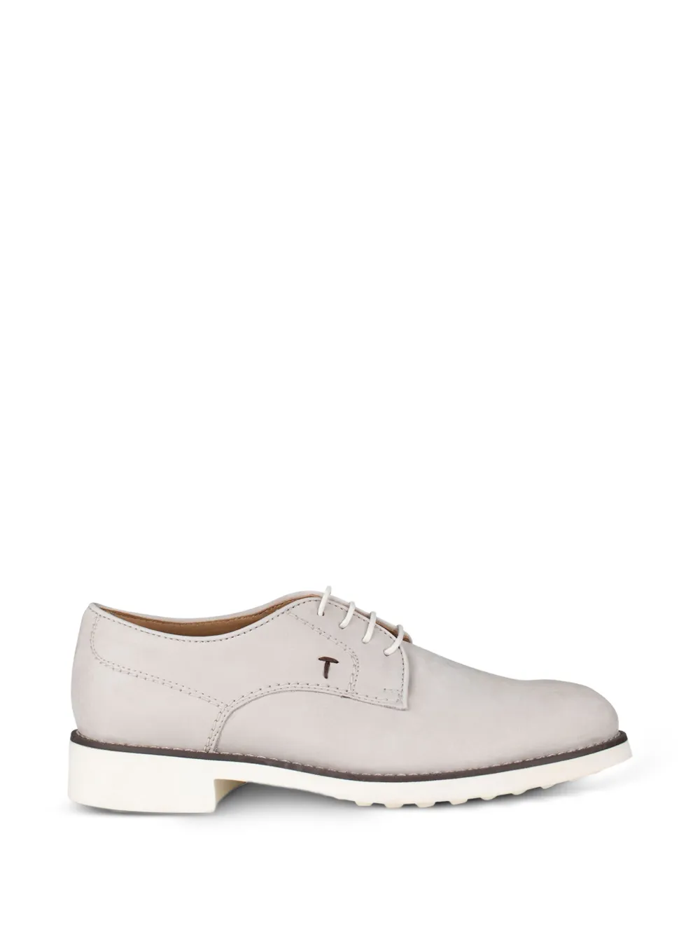 Tod's lace-up leather derby shoes - Grey