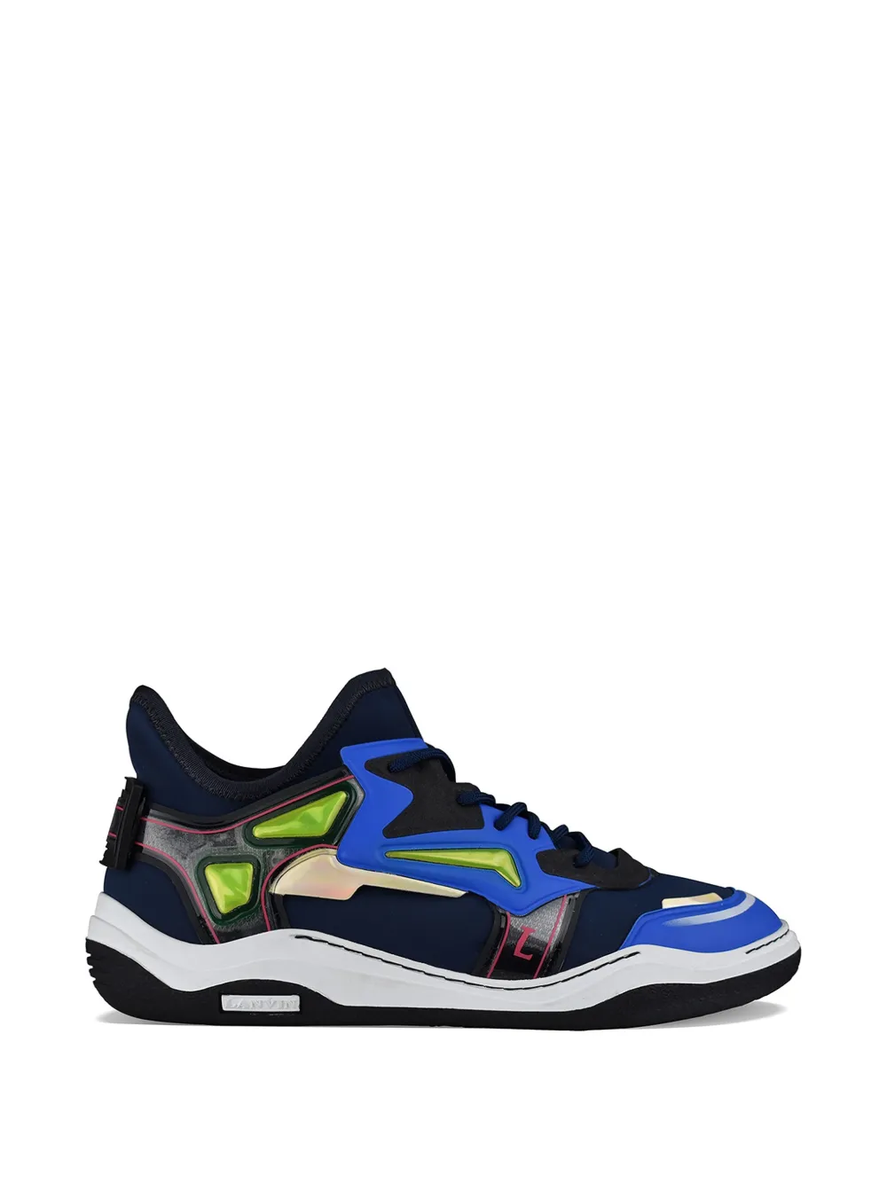 Lanvin Sneakers Diver con inserti - Blu